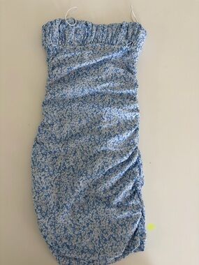 Princess Polly women Blue Floral One-Piece Dress